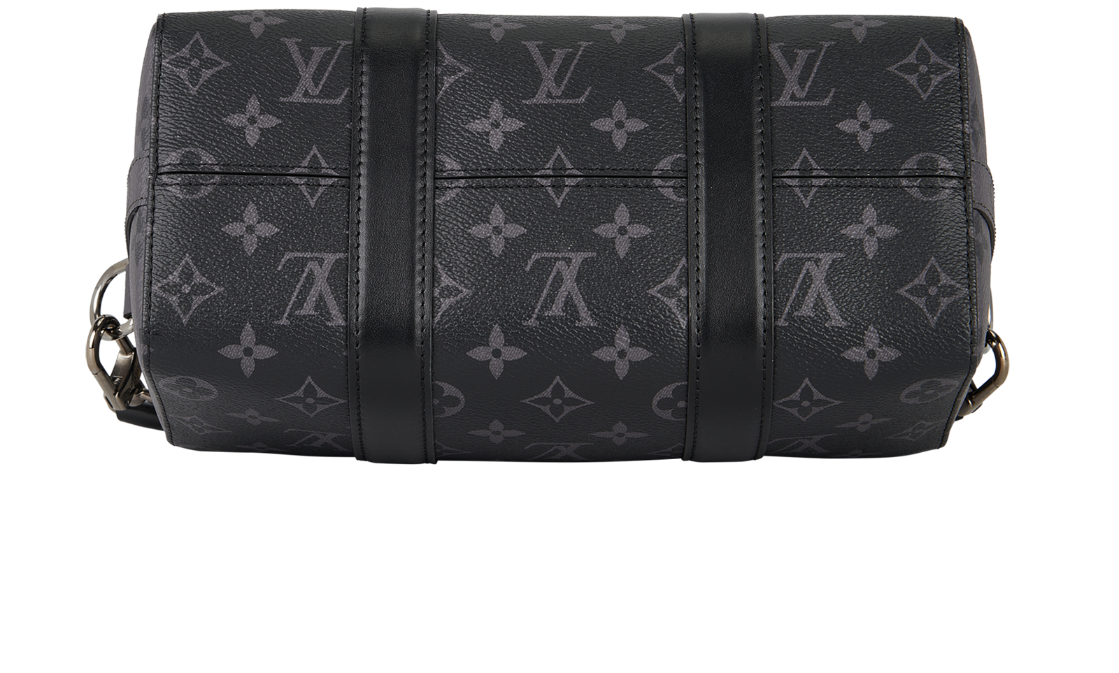 City Keepall, &pound;1,400, Handbags, Black/Grey, Canvas, Top view